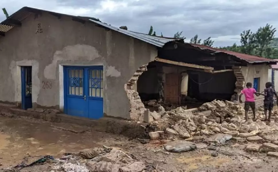 Starkregen und Überschwemmungen in Ruanda